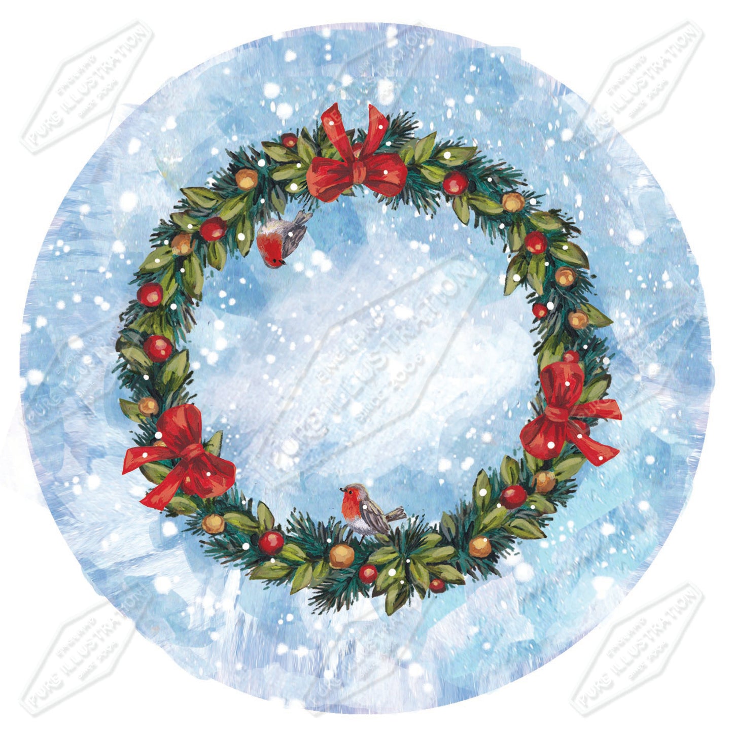 00035842AMA - Ally Marie is represented by Pure Art Licensing Agency - Christmas Greeting Card Design
