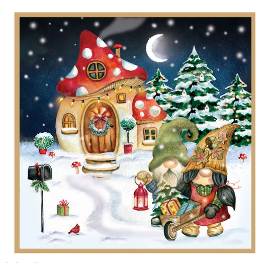 00035884DEV - Deva Evans is represented by Pure Art Licensing Agency - Christmas Greeting Card Design