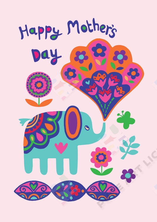 Elephant Mother's Day Design