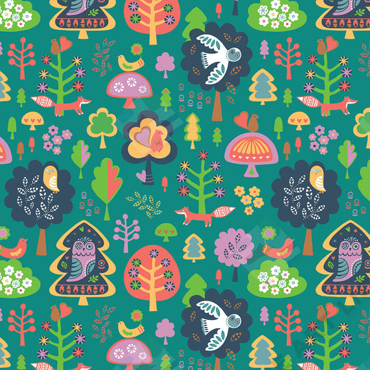 Nordic Forrest Wildlife Pattern - Lucy Appleton is represented by Pure Art Licensing Agency - Greeting Card, Gift & Product Packaging Designs