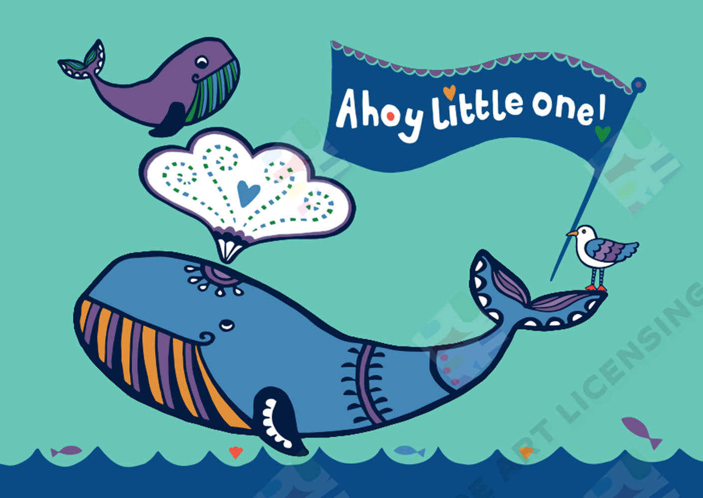 New Baby Design by Lucy Appleton for Pure Art Licensing Agents UK