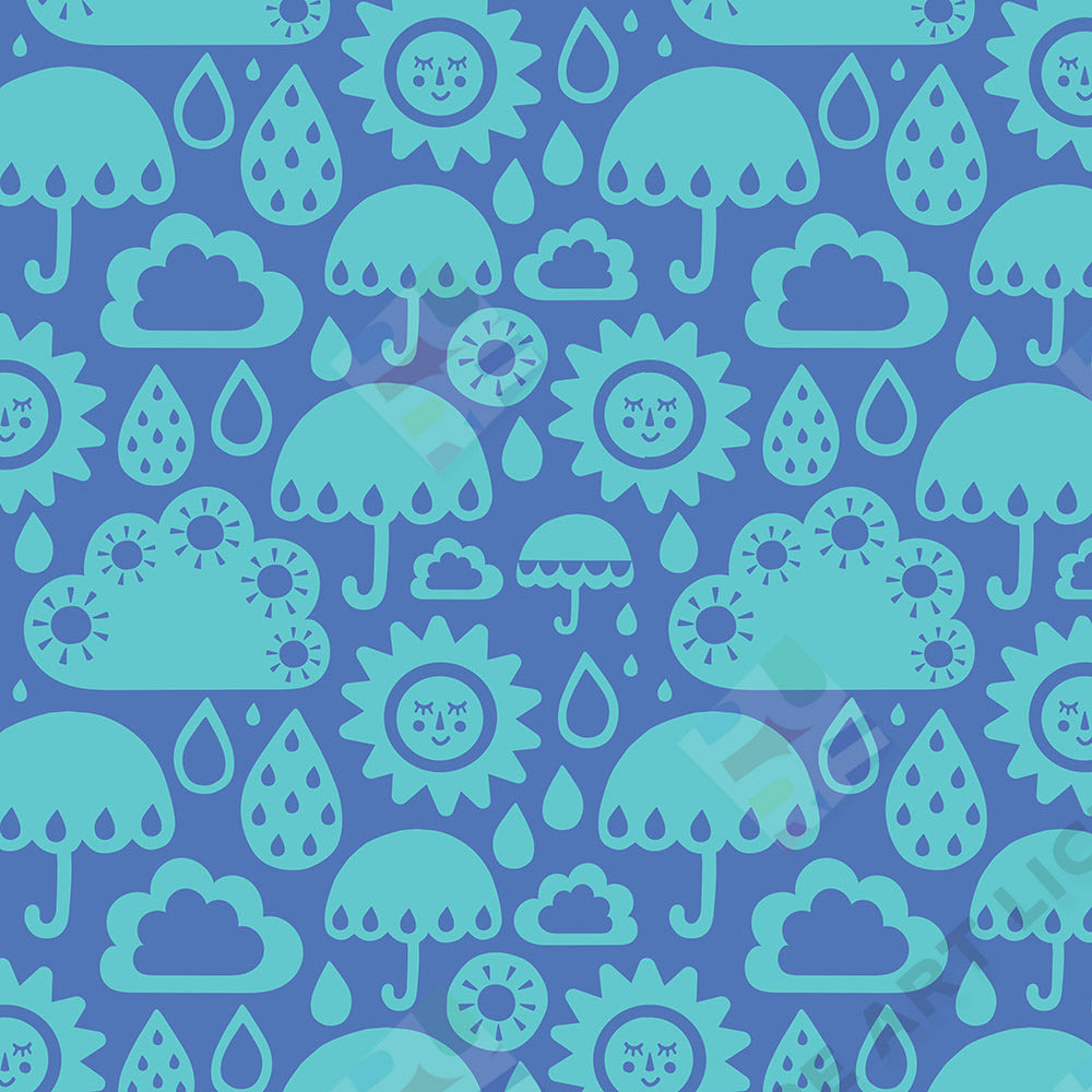 Rainy Day Pattern Design by Lucy Appleton for Pure Art Licensing Agency - Designs for gift wrap & Packaging