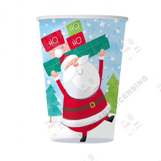 Santa Design for Greeting Cards & Gift Bags - Sarah Pitt is represented by Pure Art Licensing Agency - Christmas Artwork for publishers and manufacturers worldwide - Pure Art Licensing supply artwork on flat fee / royalty / outright terms - Find Christmas Art here