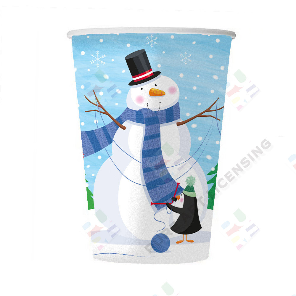 Snowman Design for Greeting Cards & Gift Bags - Sarah Pitt is represented by Pure Art Licensing Agency - Christmas Artwork for publishers and manufacturers worldwide - Pure Art Licensing supply artwork on flat fee / royalty / outright terms - Find Christmas Art here