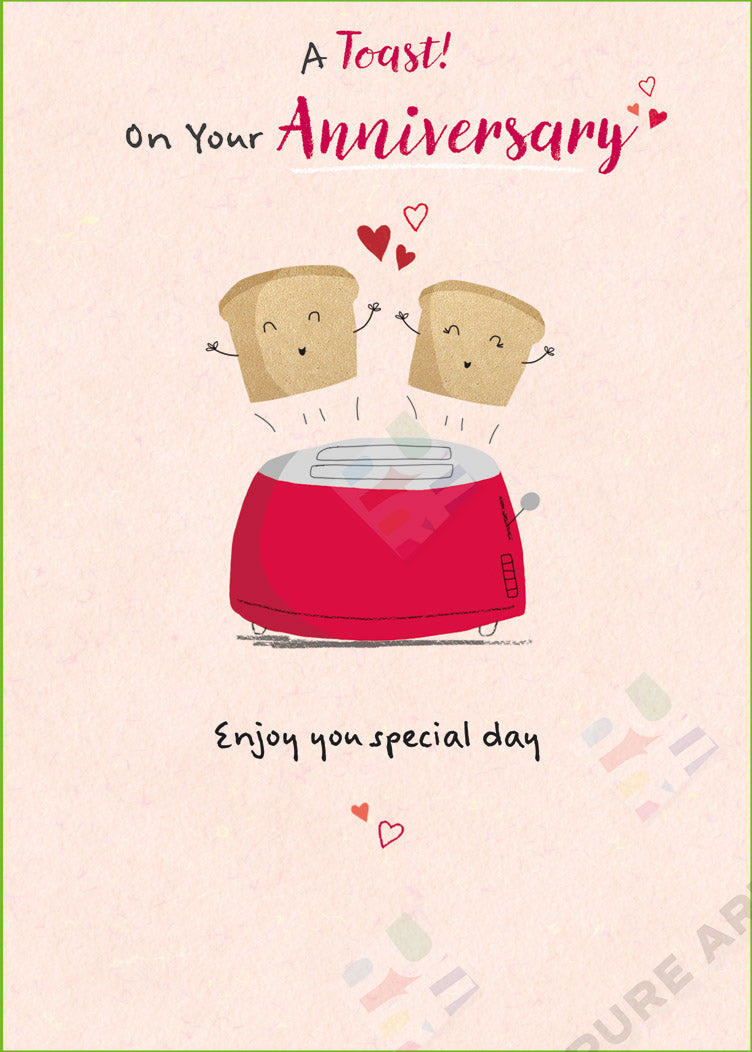 Anniversary Humour Card Design by Cory Reid - Pure Art Licensing & Surface Design Agency