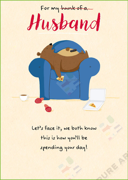 Husband Birthday or Father's Day Humour Card Design by Cory Reid - Pure Art Licensing & Surface Design Agency