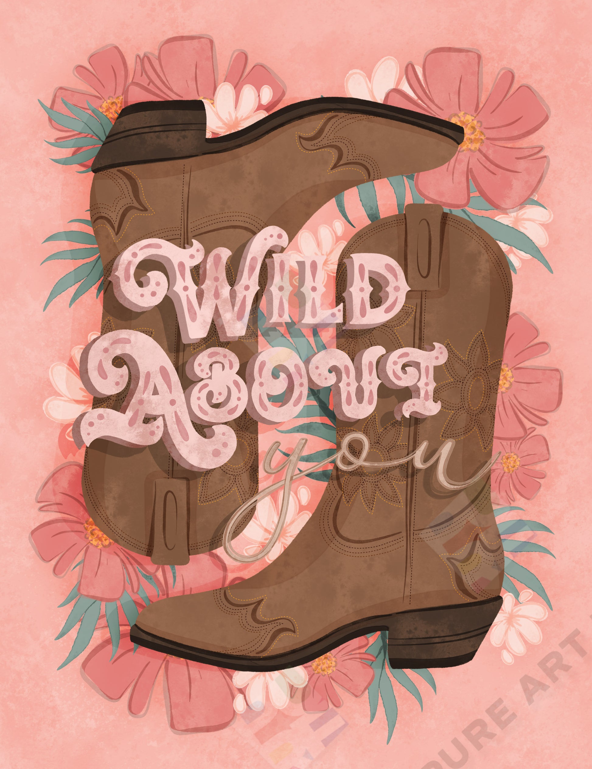 Wild About You Design - Marie Lipocky is represented by Pure Art Licensing Agency