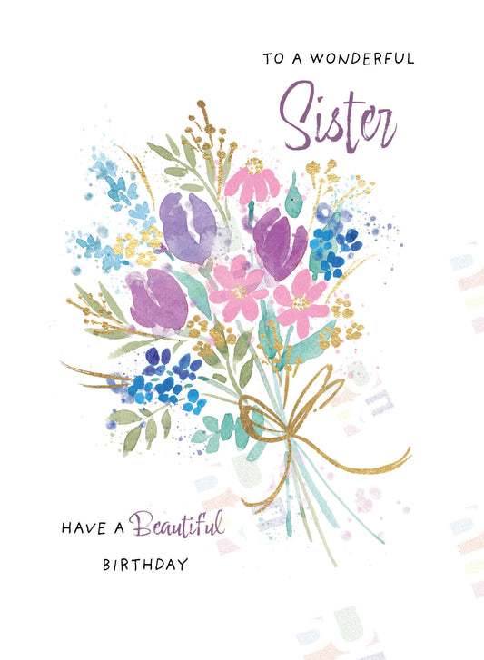 Birthday Flowers Design for Greeting Cards - Ally Marie is represented by Pure Art Licensing Agency - Greeting Card Designer