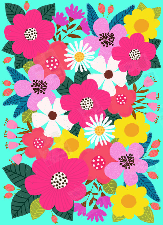Floral Design for Greeting Cards and Gift Products - Isla McDonald is represented by Pure Art Licensing Agency - Greeting Card Designer