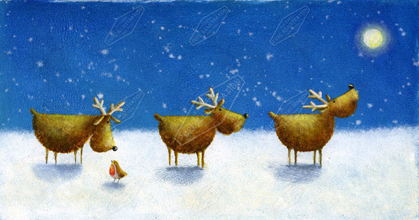 00011135JPA- Jan Pashley is represented by Pure Art Licensing Agency - Christmas Greeting Card Design