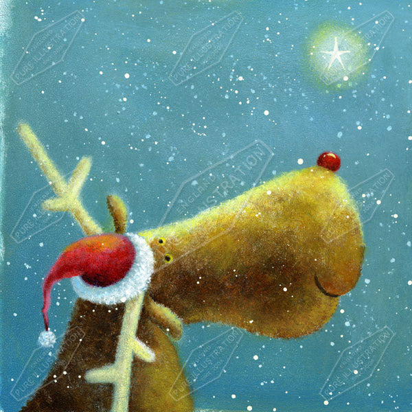 00011143JPA- Jan Pashley is represented by Pure Art Licensing Agency - Christmas Greeting Card Design