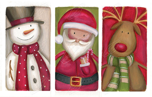 00023024DEV - Deva Evans is represented by Pure Art Licensing Agency - Christmas Greeting Card Design