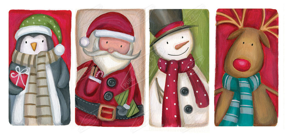 00023024DEVa - Deva Evans is represented by Pure Art Licensing Agency - Christmas Greeting Card Design