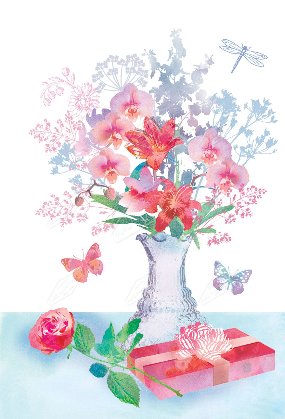 00023221DEV - Deva Evans is represented by Pure Art Licensing Agency - Birthday Greeting Card Design