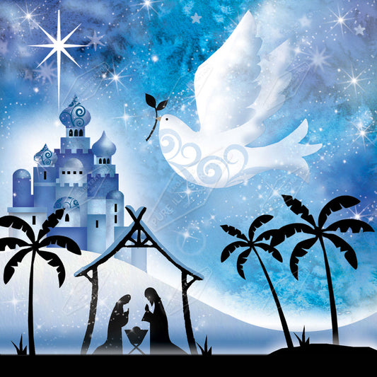 00023225DEV - Deva Evans is represented by Pure Art Licensing Agency - Christmas Greeting Card Design