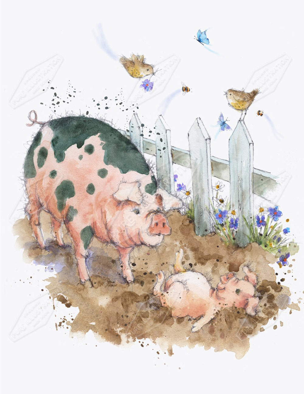 00024049JPA- Jan Pashley is represented by Pure Art Licensing Agency - Everyday Greeting Card Design