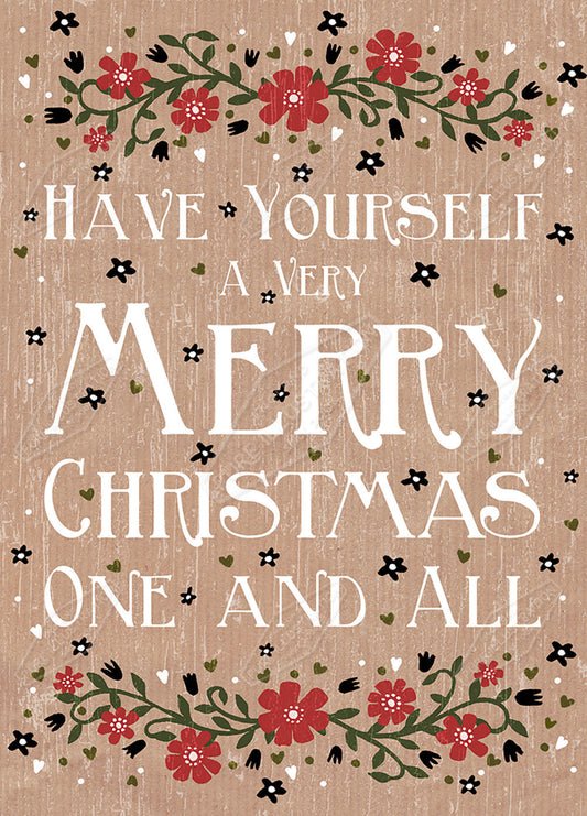 00024233SSN- Sian Summerhayes is represented by Pure Art Licensing Agency - Christmas Greeting Card Design