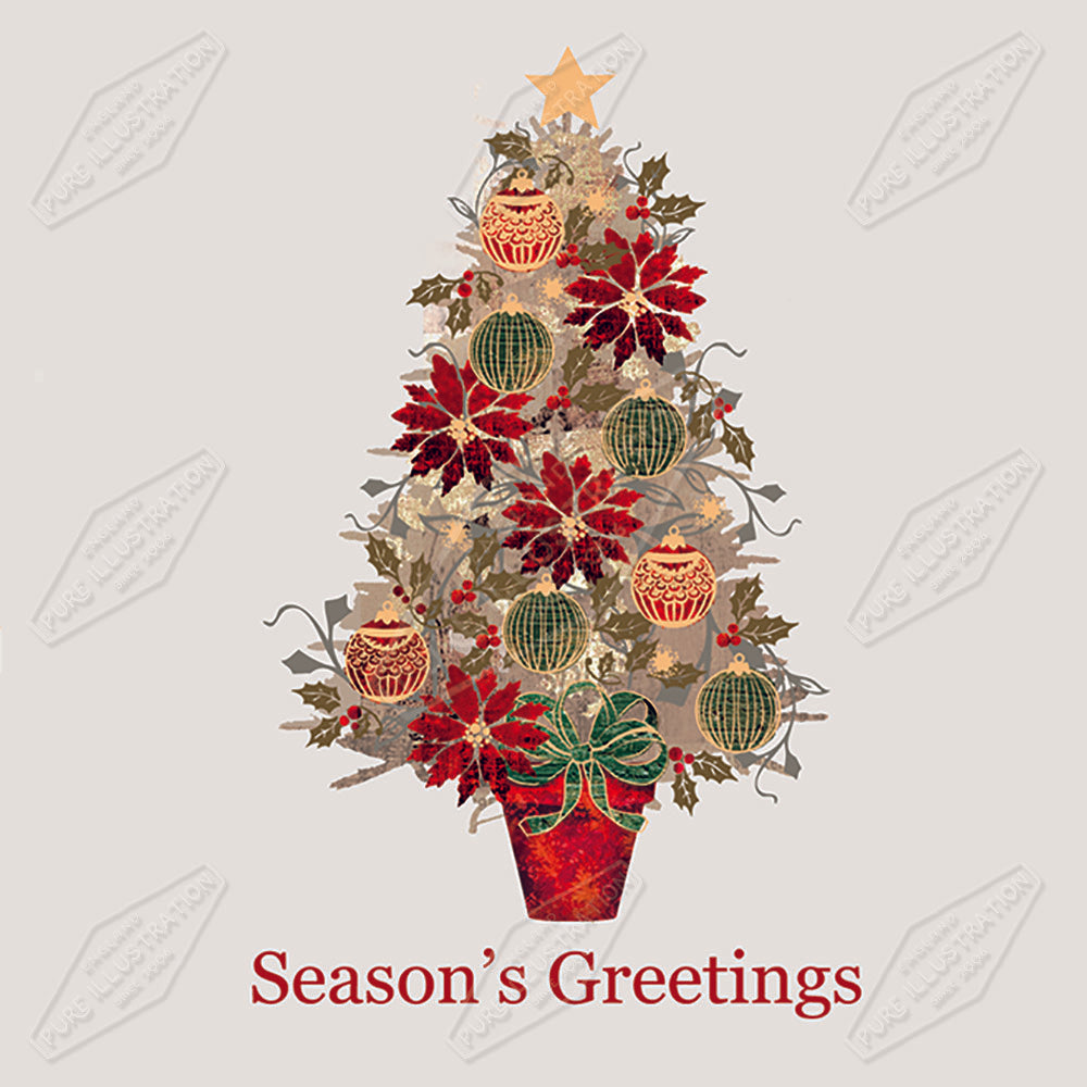 00024737DEV - Deva Evans is represented by Pure Art Licensing Agency - Christmas Greeting Card Design