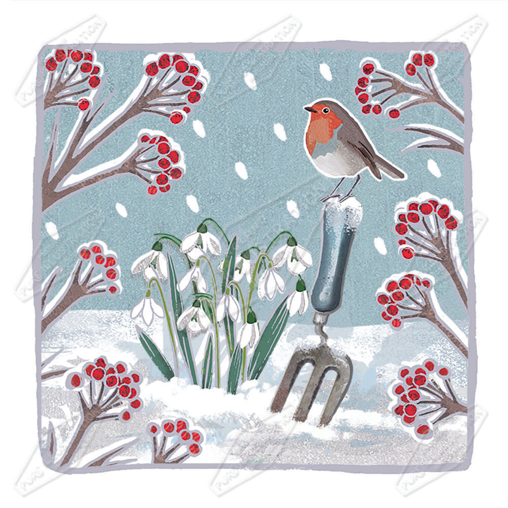 00024921DEV - Deva Evans is represented by Pure Art Licensing Agency - Christmas Greeting Card Design