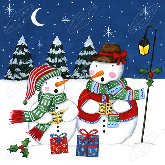 00025615AAI - Snowmen by Anna Aitken - Pure Art Licensing Agency