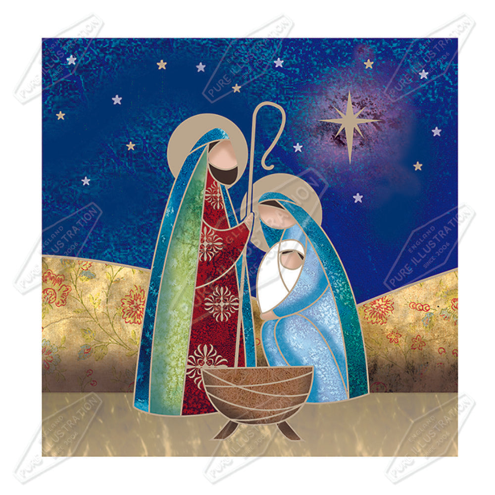 00025817DEV - Deva Evans is represented by Pure Art Licensing Agency - Christmas Greeting Card Design