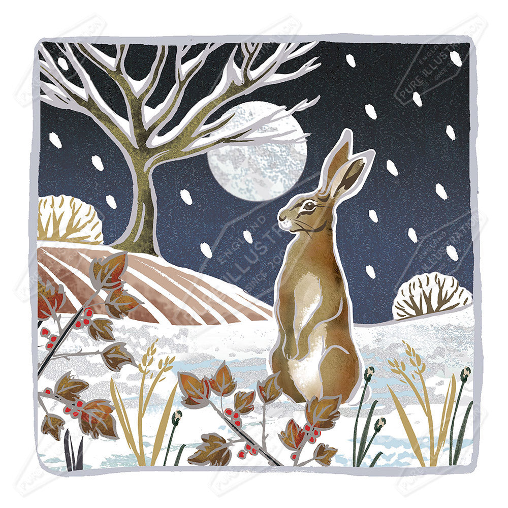 00025824DEV - Deva Evans is represented by Pure Art Licensing Agency - Christmas Greeting Card Design