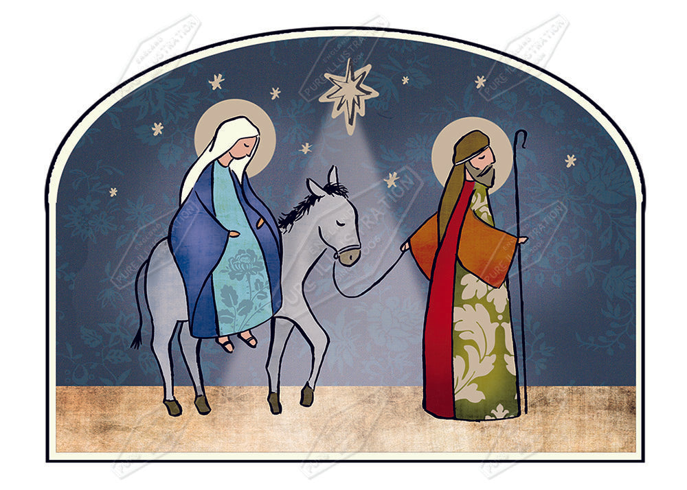 00025929DEV - Deva Evans is represented by Pure Art Licensing Agency - Christmas Greeting Card Design