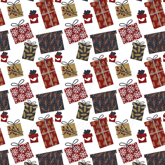 00025980SSNa- Sian Summerhayes is represented by Pure Art Licensing Agency - Christmas Pattern Design