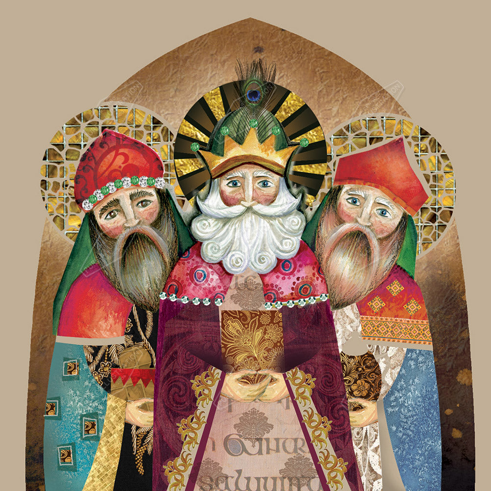 00026366DEV - Deva Evans is represented by Pure Art Licensing Agency - Christmas Greeting Card Design