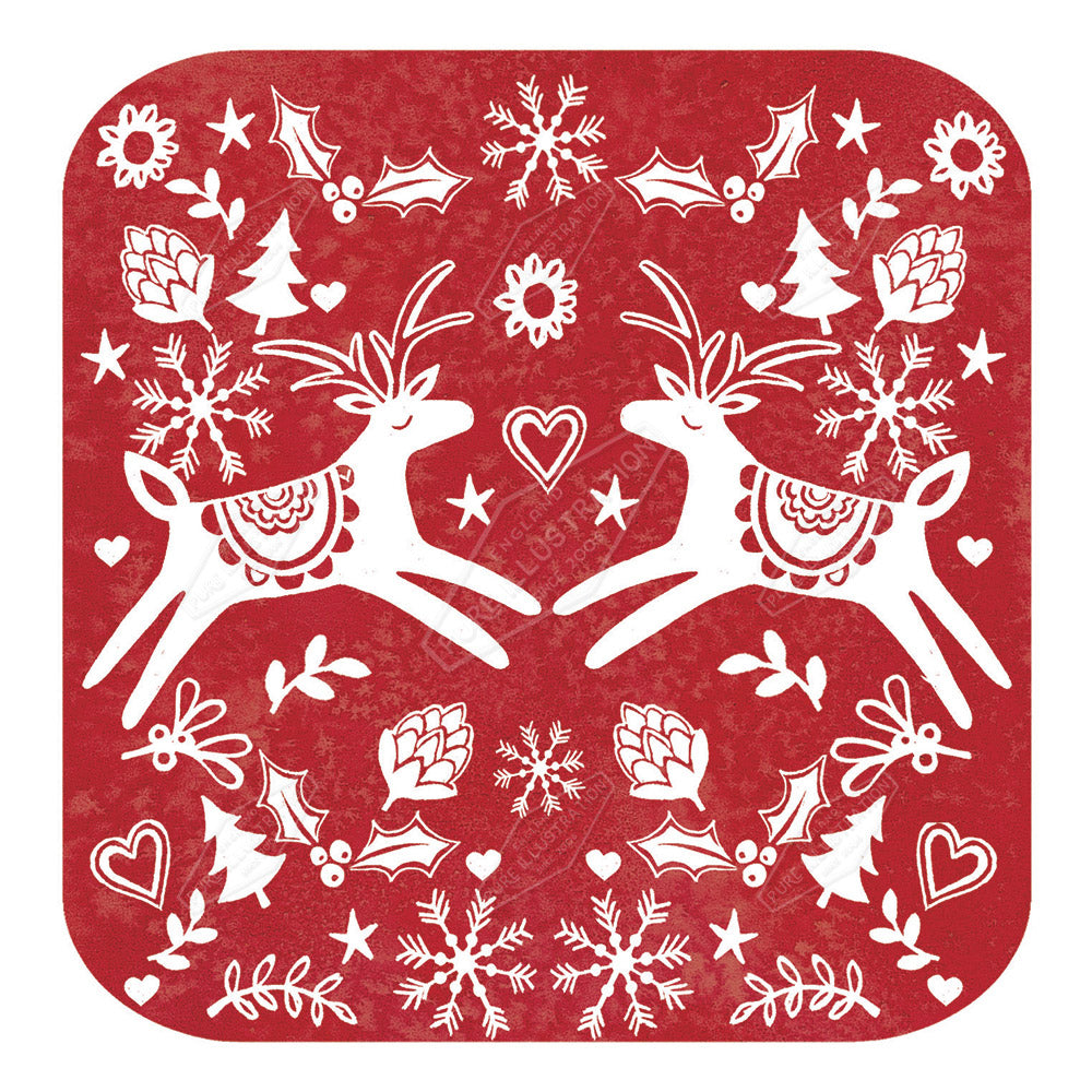 00026371DEV - Deva Evans is represented by Pure Art Licensing Agency - Christmas Greeting Card Design