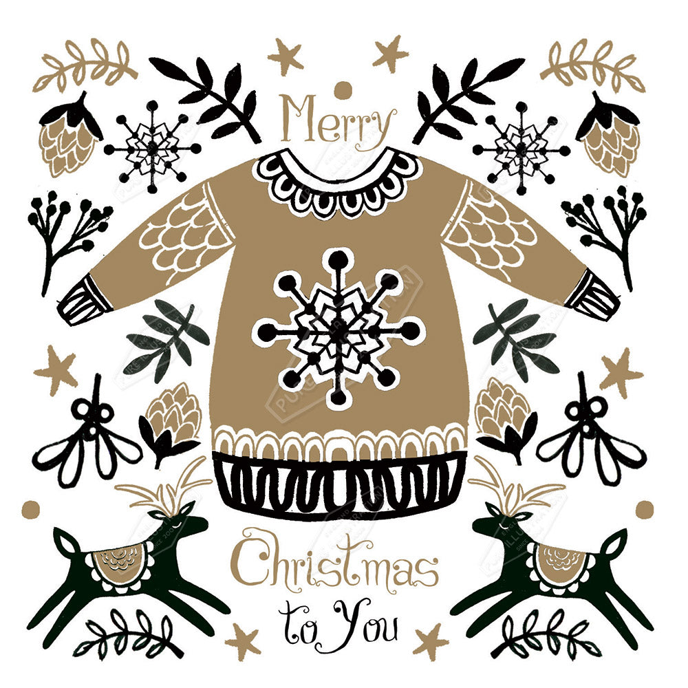 00026374DEV - Deva Evans is represented by Pure Art Licensing Agency - Christmas Greeting Card Design