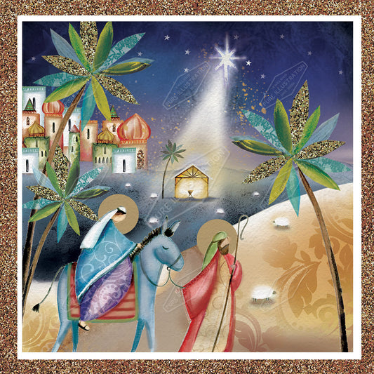 00026787DEV - Deva Evans is represented by Pure Art Licensing Agency - Christmas Greeting Card Design