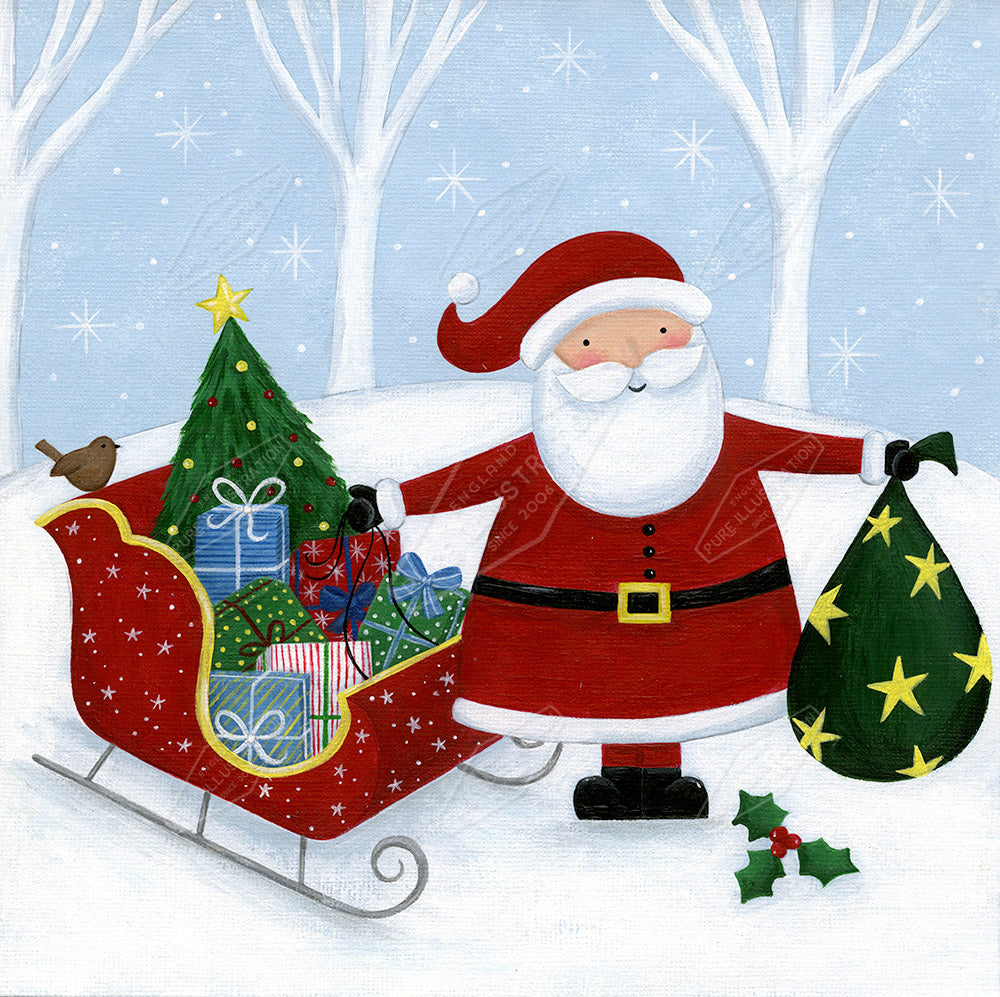 00027365AAI - Folk Santa by Anna Aitken - Pure Art Licensing Agency