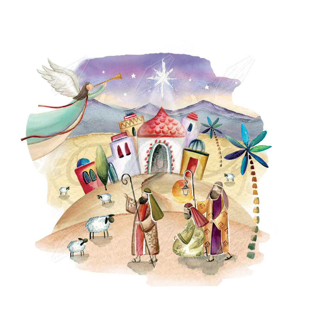 00027368DEV - Deva Evans is represented by Pure Art Licensing Agency - Christmas Greeting Card Design