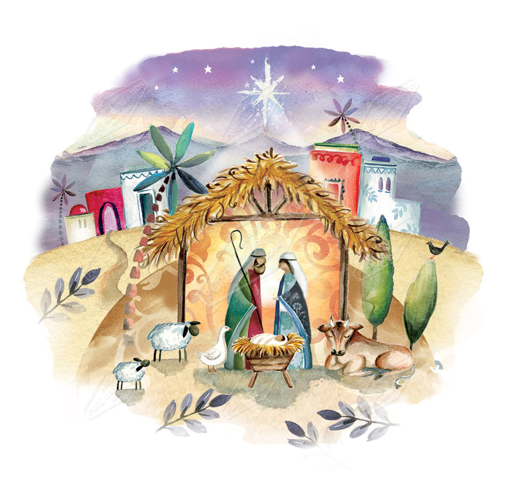 00027370DEV - Deva Evans is represented by Pure Art Licensing Agency - Christmas Greeting Card Design