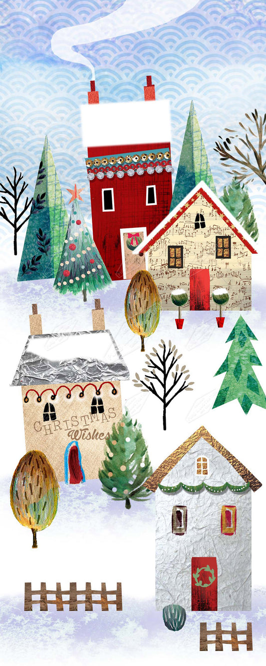 00027736DEV - Deva Evans is represented by Pure Art Licensing Agency - Christmas Greeting Card Design