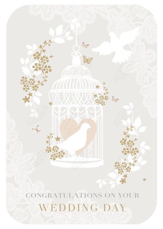 00027958DEV - Deva Evans is represented by Pure Art Licensing Agency - Wedding Greeting Card Design