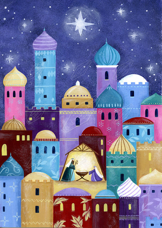 00028103AAI - Bethlehem Nativity Scene by Anna Aitken - Pure Art Licensing Agency & Surface Design Studio