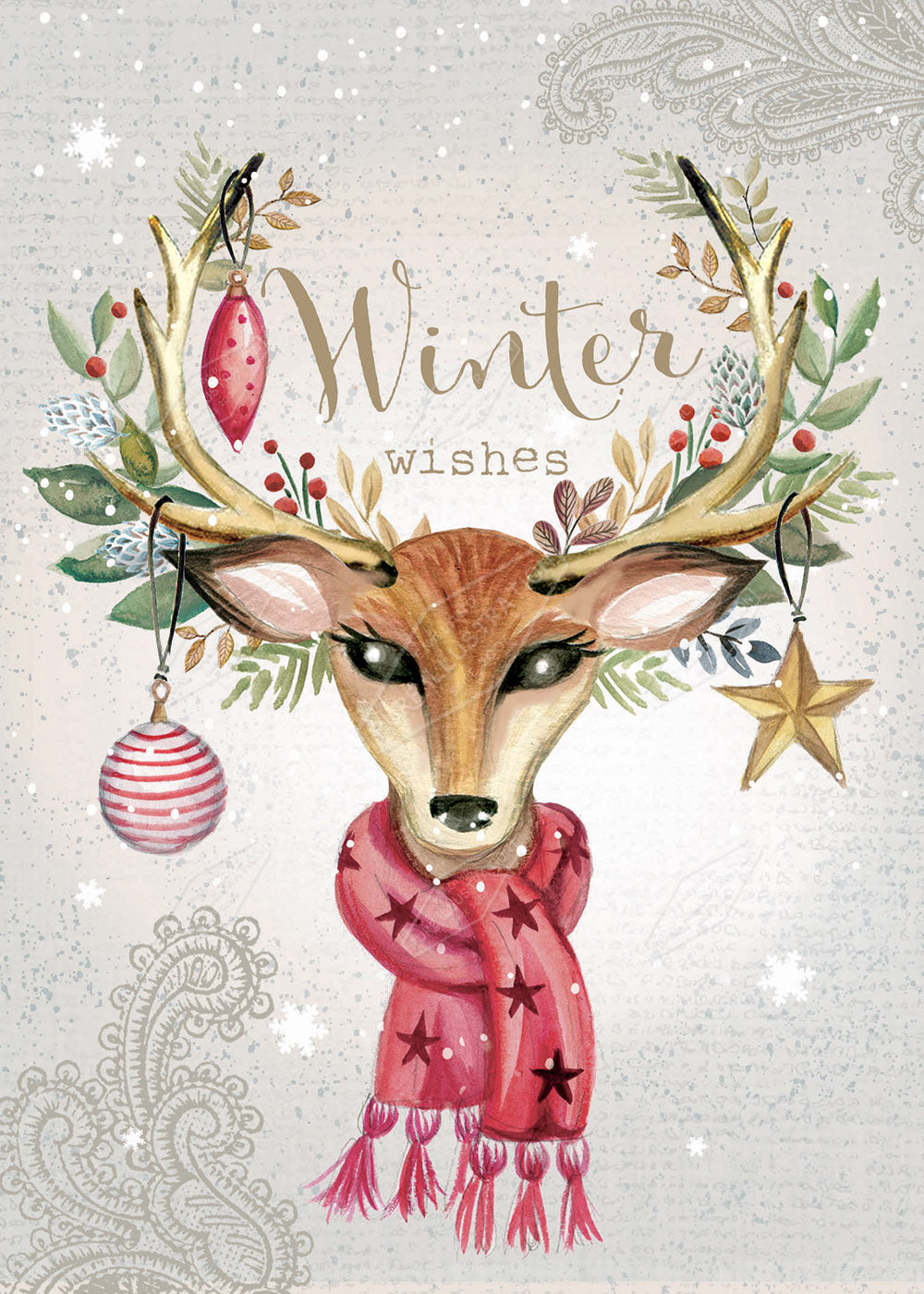 00028121DEV - Deva Evans is represented by Pure Art Licensing Agency - Christmas Greeting Card Design