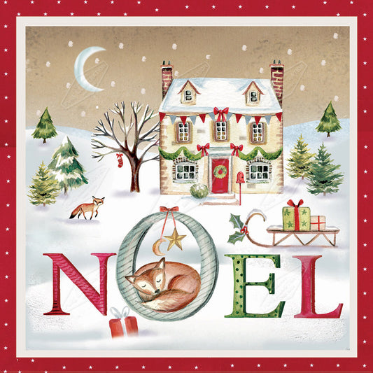 00028458DEV - Deva Evans is represented by Pure Art Licensing Agency - Christmas Greeting Card Design