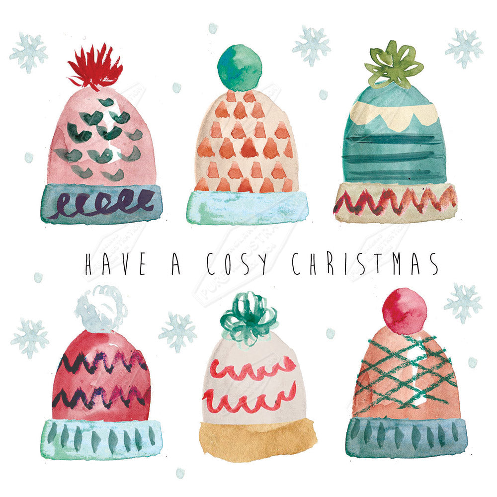 00028463DEV - Deva Evans is represented by Pure Art Licensing Agency - Christmas Greeting Card Design