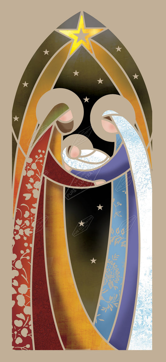 00028467DEV - Deva Evans is represented by Pure Art Licensing Agency - Christmas Greeting Card Design