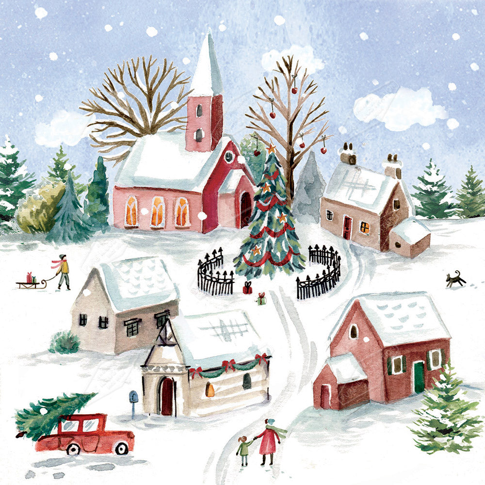 00028762DEV - Deva Evans is represented by Pure Art Licensing Agency - Christmas Greeting Card Design