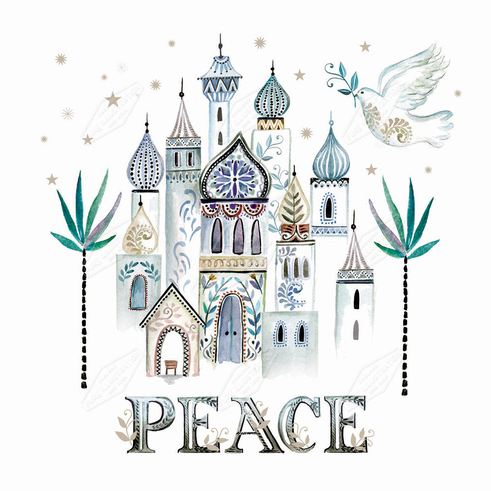 00028810DEV - Deva Evans is represented by Pure Art Licensing Agency - Christmas Greeting Card Design