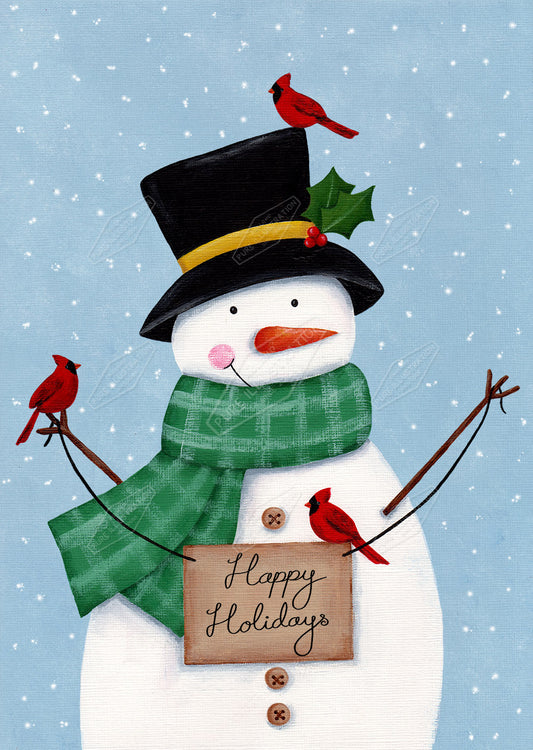 00029133AAI - Folk Snowman by Anna Aitken - Pure Art Licensing Agency