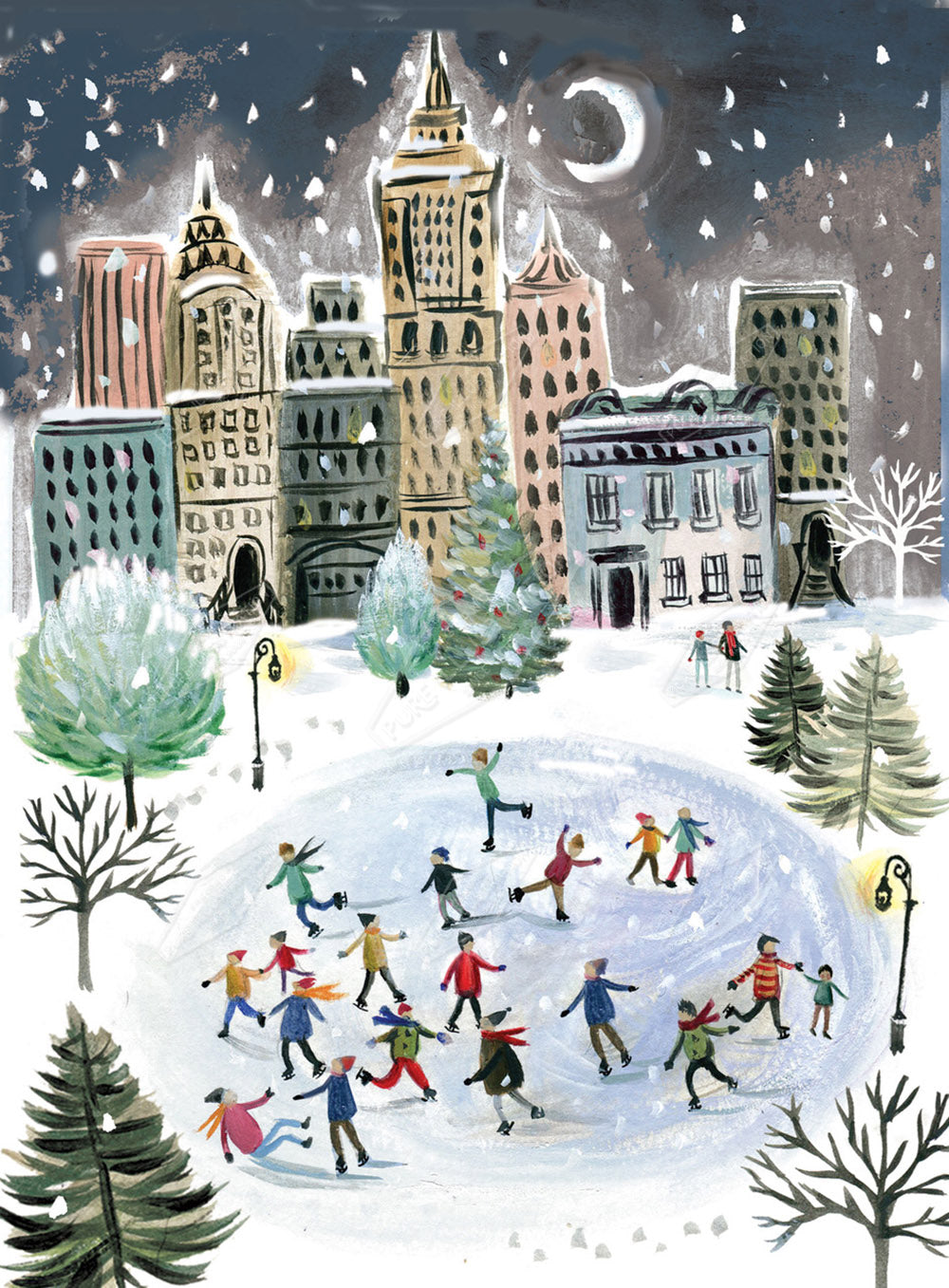 00029145DEV - Deva Evans is represented by Pure Art Licensing Agency - Christmas Greeting Card Design