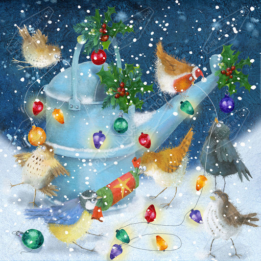 00029193JPA- Jan Pashley is represented by Pure Art Licensing Agency - Christmas Greeting Card Design