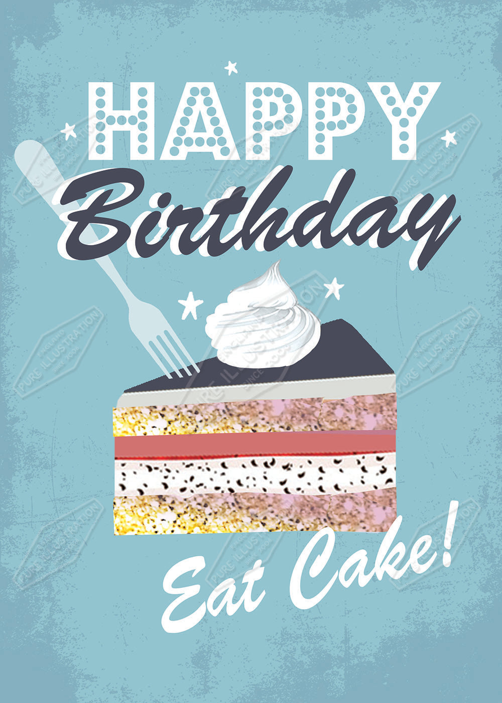 00029440DEV - Deva Evans is represented by Pure Art Licensing Agency - Birthday Greeting Card Design