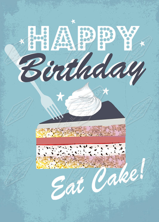 00029440DEV - Deva Evans is represented by Pure Art Licensing Agency - Birthday Greeting Card Design