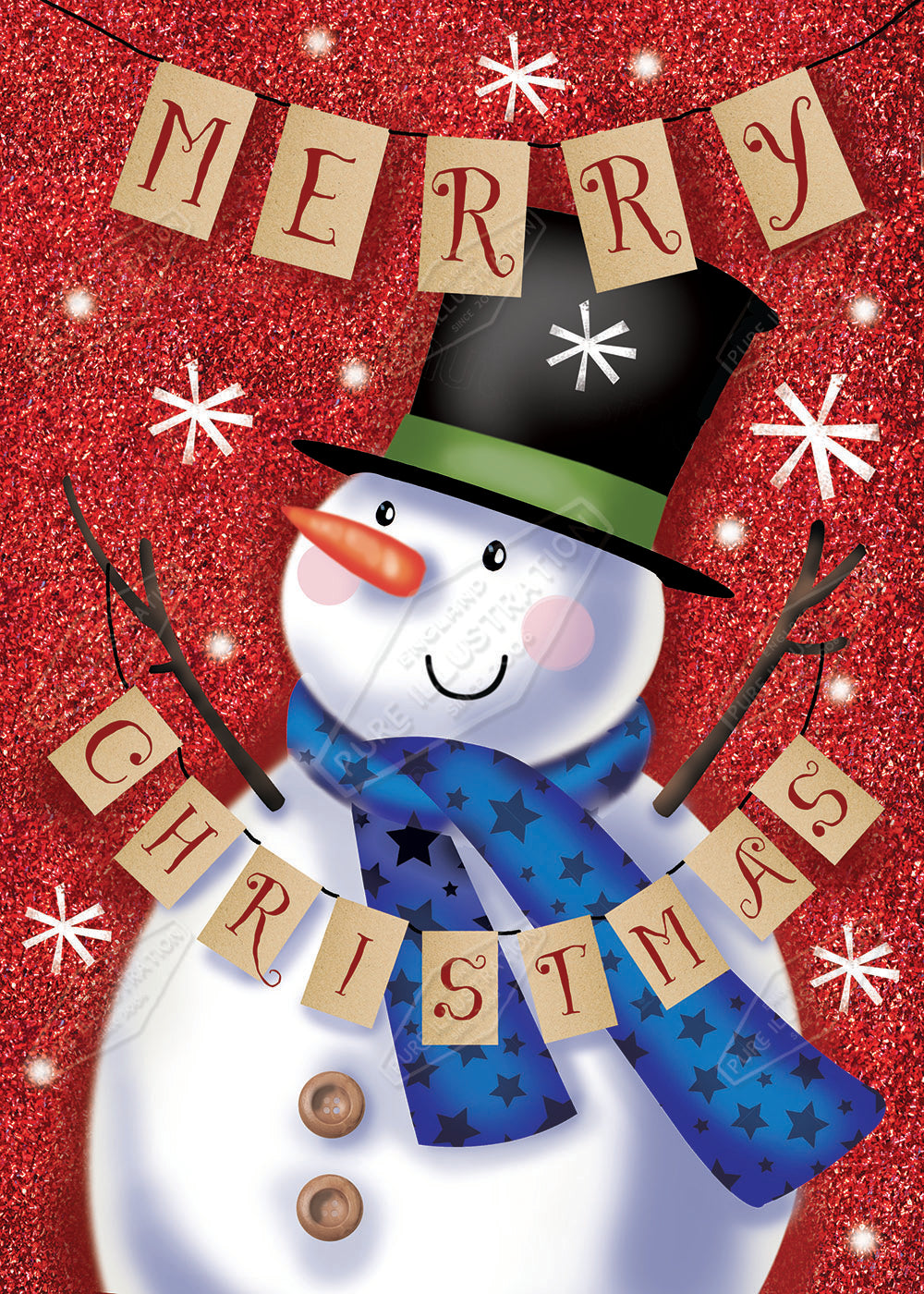 00029444DEV - Deva Evans is represented by Pure Art Licensing Agency - Christmas Greeting Card Design